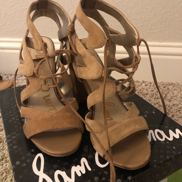Sam Edelman nude sandals! - Picture 1 of 3